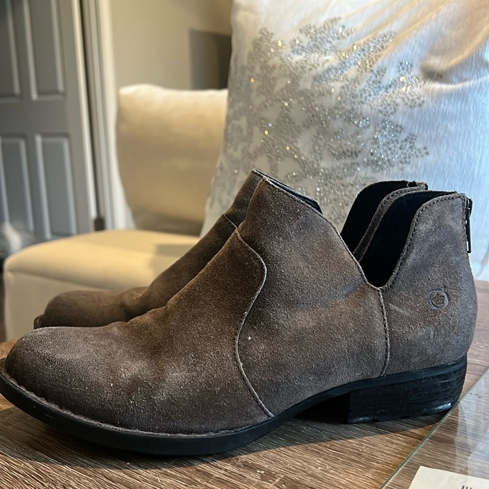 Born distress bootie